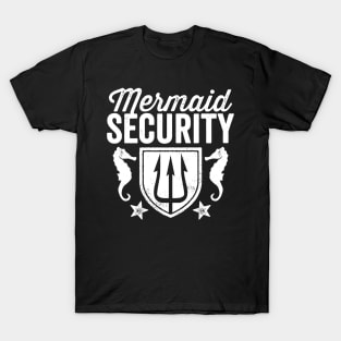 Mermaid Security (White) T-Shirt